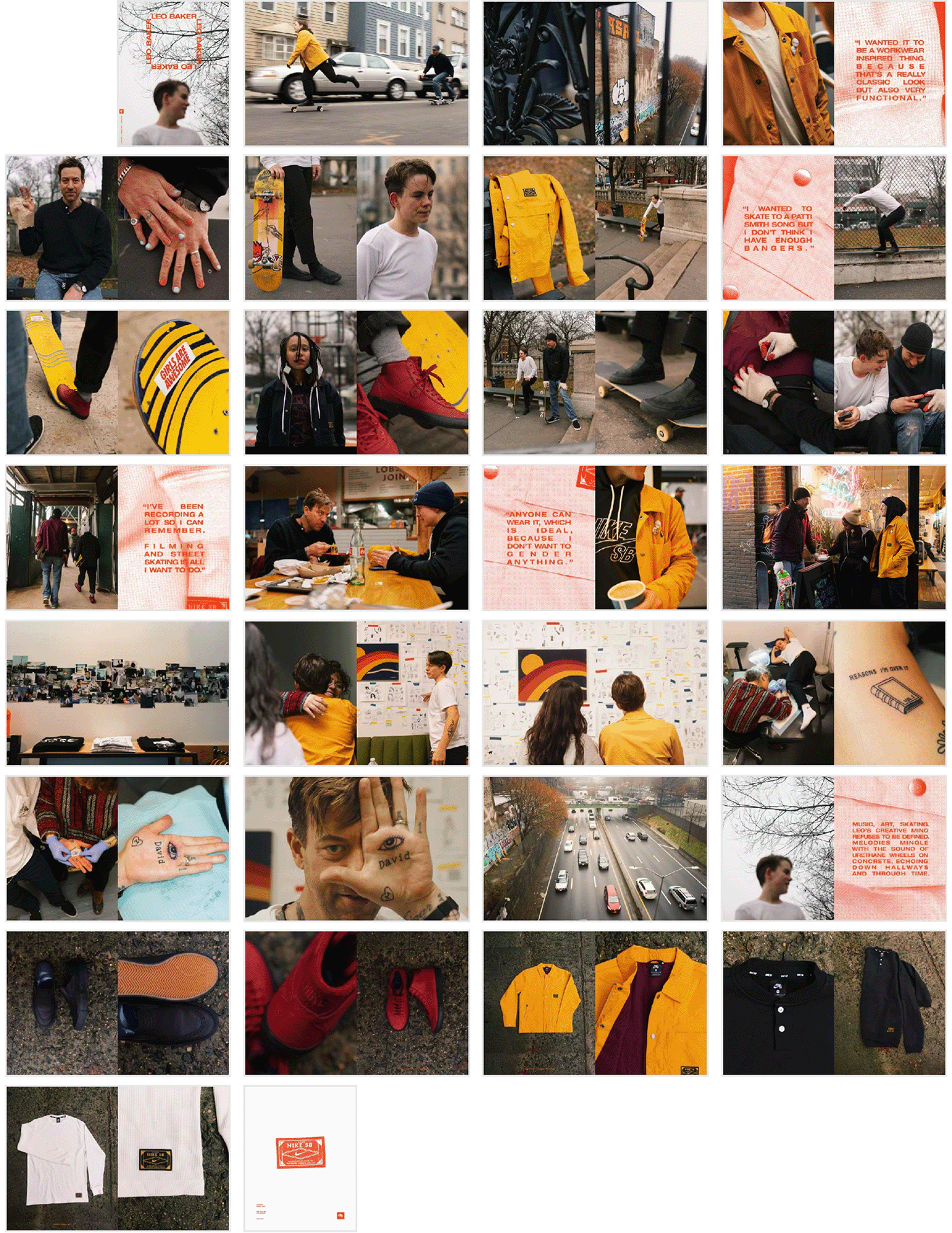 orange label leo baker zine