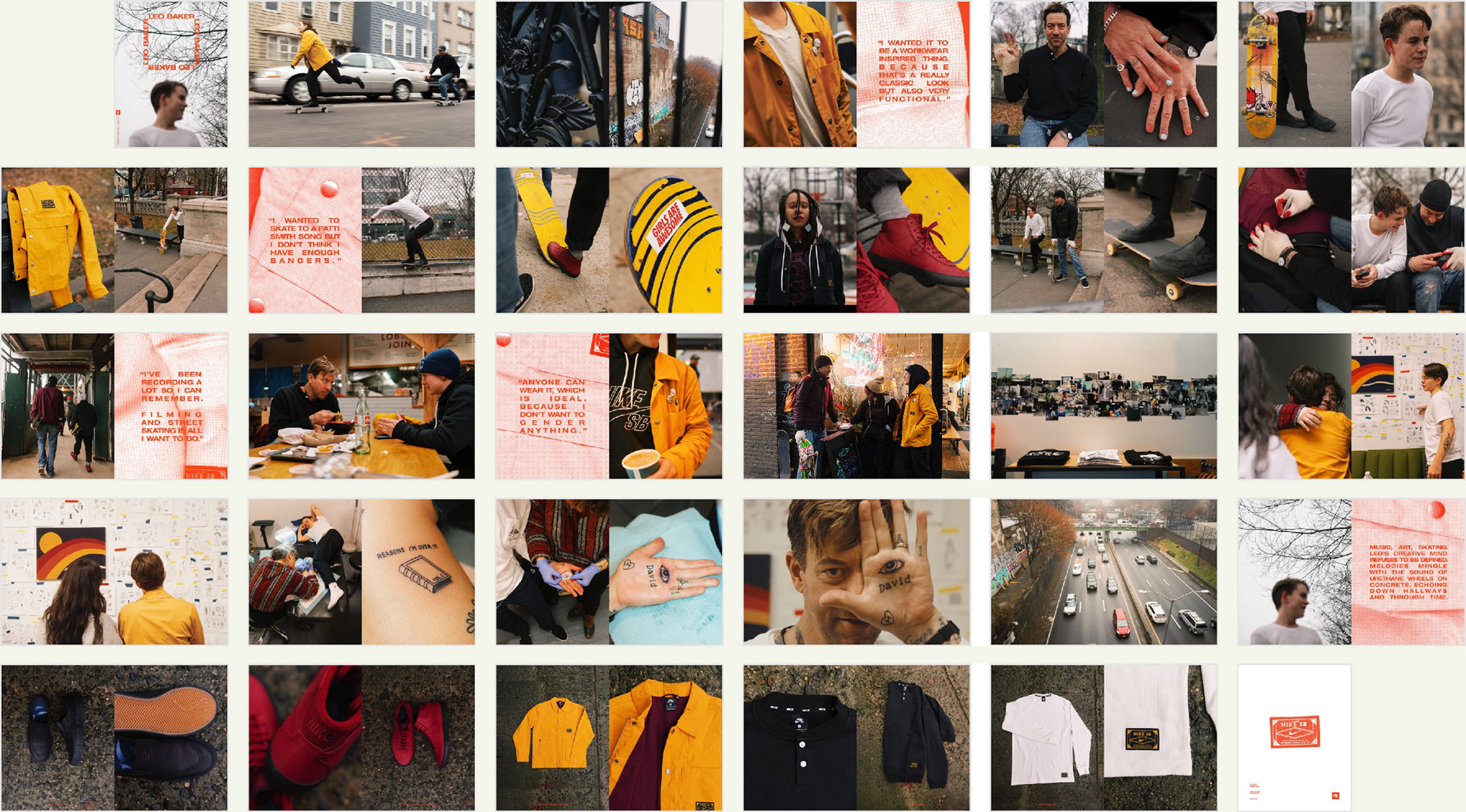 orange label leo baker zine